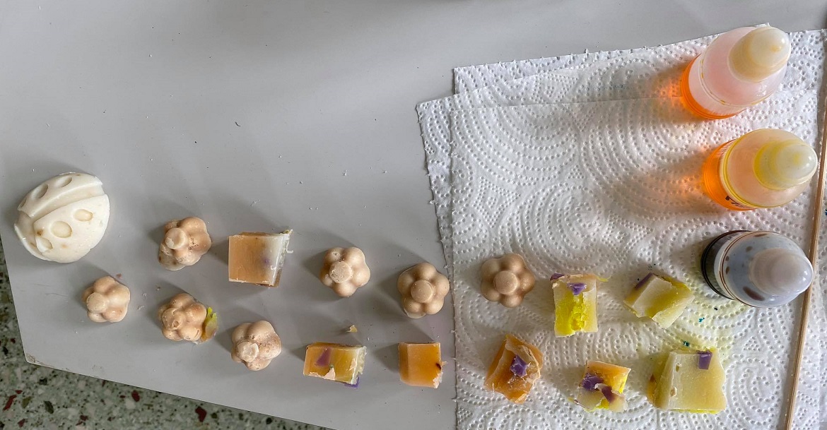 Let’s make soap! As rustic as it gets!