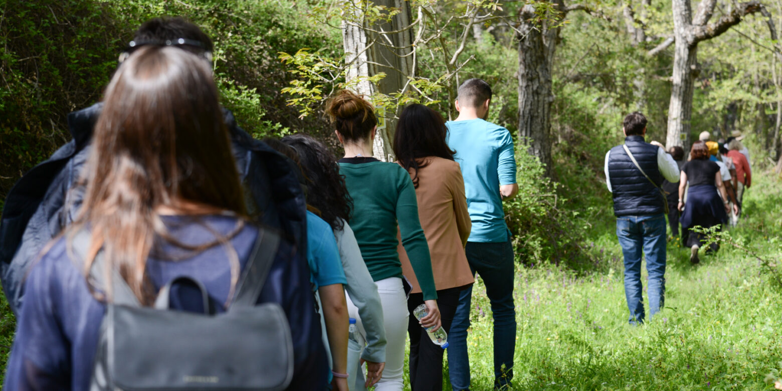 Trekking at the trails of Vamvakou